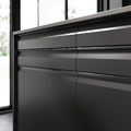 UPPLÖV Drawer front, matt anthracite, 40x20 cm