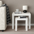LACK Nest of tables, set of 2, white