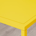 VITTSJÖ Shelving unit, yellow/glass, 51x175 cm