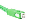 Lanberg Fiber Optic Patchcord Sm Sc/Apc-Sc/Apc Simplex 3.0mm 2.5m, white