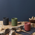 Concrete Candle Terre de feu Earth Dakar, terracotta
