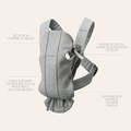 BABYBJÖRN - Baby Carrier MINI 3D Jersey, Dark Grey 0-12m