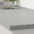 SÄLJAN Worktop, light grey mineral effect, laminate, 186x3.8 cm
