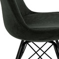 Dining Chair Eris, corduroy, dark green