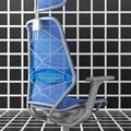 STYRSPEL Gaming chair, blue/light grey