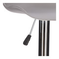 Bar Stool Inge, grey/chrome