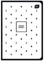 Notebook A5 60 Sheets Ruled Soft Touch Chess 10-pack, assorted patterns
