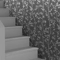 GoodHome Vinyl Wallpaper on Fleece Bromus, dark grey