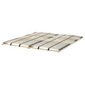 MALM Bed frame, high, w 4 storage boxes, white, Lönset, 140x200 cm