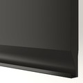 METOD Wall cabinet with shelves/2 doors, white/Upplöv matt anthracite, 60x80 cm