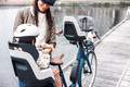 Bobike Bicycle Seat GO RS, up to 22kg, Vanilla Cupcake