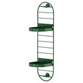 SKUGGRÖNA Wall mounted plant stand, dark green, 54 cm