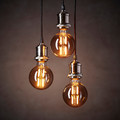 MOLNART LED bulb E27 150 lumen, globe grey clear glass, 95 mm