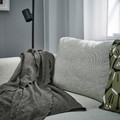DAGGKÅPOR Throw, dark grey, 130x170 cm