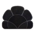 Door Mat Flower 41x55cm, black