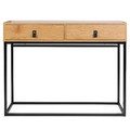 Console Table Abbott, oak/black