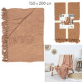 Blanket Throw Waffle 150x200cm, ocher