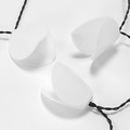 SOLVINDEN LED lighting chain with 12 lights, solar-powered/leaf