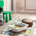 TROFAST Storage combination with boxes, white white/lilac, 46x30x145 cm