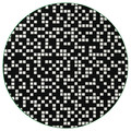 BRÄNNBOLL Gaming rug, black, 195 cm