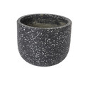 Plant Pot GoodHome Terrazzo 17 cm, graphite