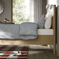TONSTAD Bed frame, oak veneer/Leirsund, 160x200 cm