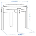 HOLMSJÖ Stool, beech/Jonsbyn black