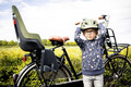 Bobike Bicycle Seat One Maxi up to 22kg, frame mount, olive green
