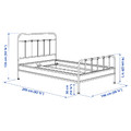 STJÄRNÖ / GRÅFJÄLLET Bedroom furniture, set of 3, anthracite, 140x200 cm