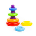 Pyramid Stacking Ring Educational Toy 12m+