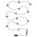 SOLVINDEN LED lighting chain with 12 bulbs, battery-operated/outdoor multicolour