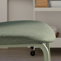 VIHALS / VIHALS Table and 4 chairs, white white/green Tibbleby grey-green, 107 cm