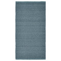 TIDTABELL Rug, flatwoven, grey-blue, 80x150 cm