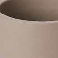 Plant Pot with Saucer GoodHome 12 cm, brown