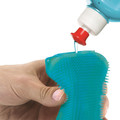 Sponge with Dispenser and Scraper, blue
