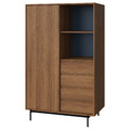 RÅDMANSÖ Wardrobe, brown walnut effect, 118x64x190 cm