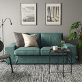 KIVIK 2-seat sofa, Kelinge grey-turquoise