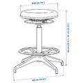 TROTTEN/LIDKULLEN / BESTÅ/LAPPVIKEN Desk and storage combination, and swivel chair beige/white