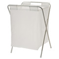 JÄLL Laundry bag with stand, white, 50 l