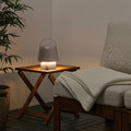 VAPPEBY Bluetooth speaker lamp, outdoor/grey
