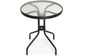 Elegant Outdoor Table with 2 Chairs, Duo 60 cm, grey