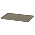 KUGGIS Lid, dark grey-beige, 26x35 cm