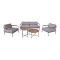 GoodHome Outdoor Furniture Set Tahuata