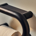 BÄSINGEN Toilet roll holder, anthracite, 26x17 cm