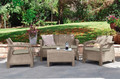 Outdoor Furniture Set CORFU SET, cappuccino
