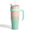 Thermal Mug Miami Tie-Dye, orange-green