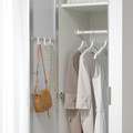STRAUMEN Door with hinges, mirror glass, 40x180 cm