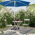 HÖGÖN Parasol, dark blue, 270 cm