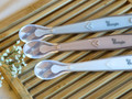 Bo Jungle Soft Spoons Silicone 3pcs, white, grey, terracotta
