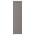 GRIMO Door with hinges, grey, 50x195 cm